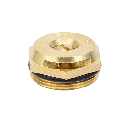 Brass flush-head spray nozzle for sprinkler systems on Tampa Home & Garden Store