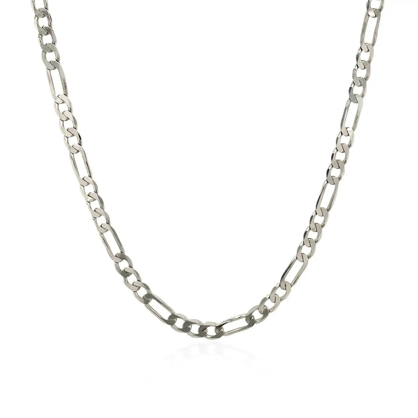 Necklace 3.0mm 14k white gold solid Figaro chain by Bids.com on Tampa Home & Garden Store