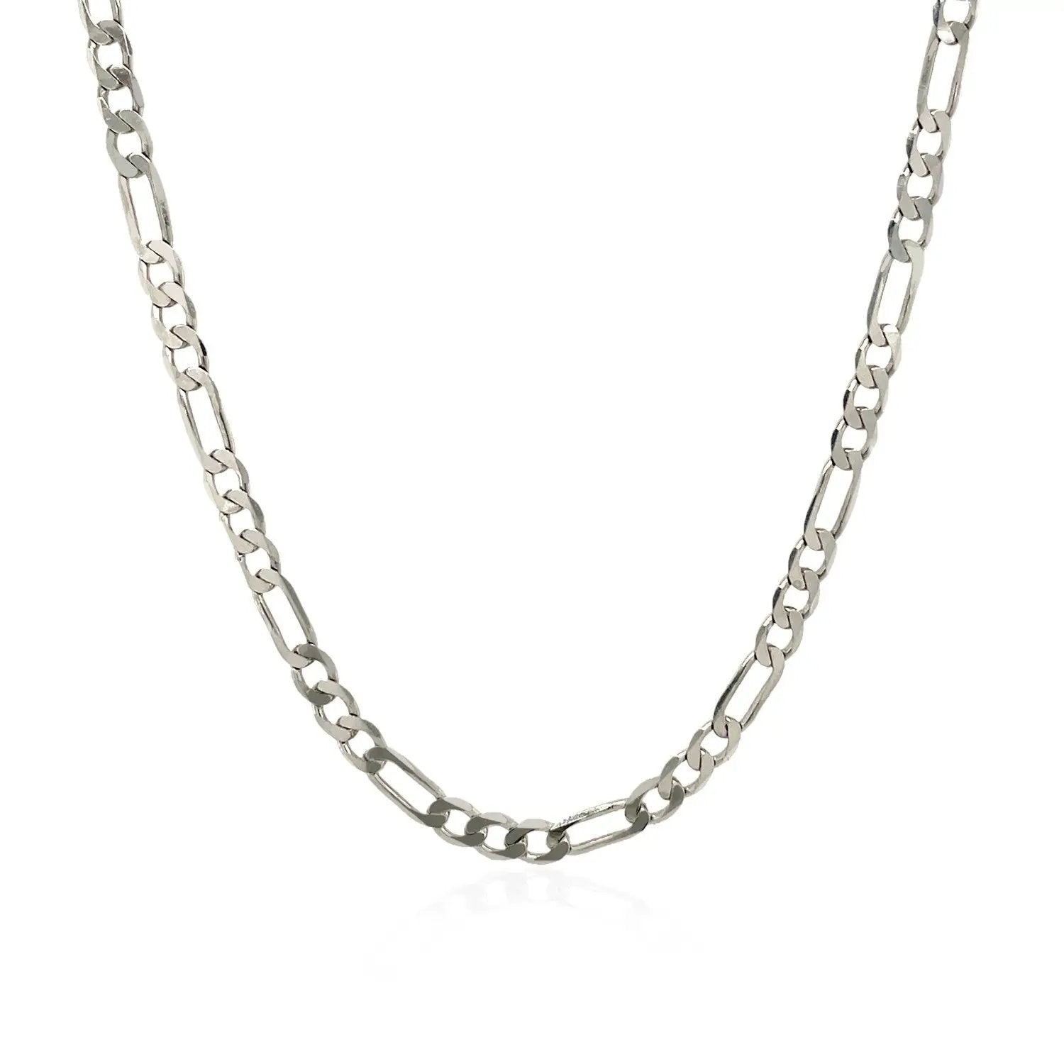 Necklace 3.0mm 14k white gold solid Figaro chain by Bids.com on Tampa Home & Garden Store