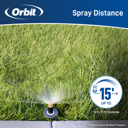 Orbit Irrigation 3in Professional Spray Head PR with half nozzle for underground irrigation on Tampa Home & Garden Store