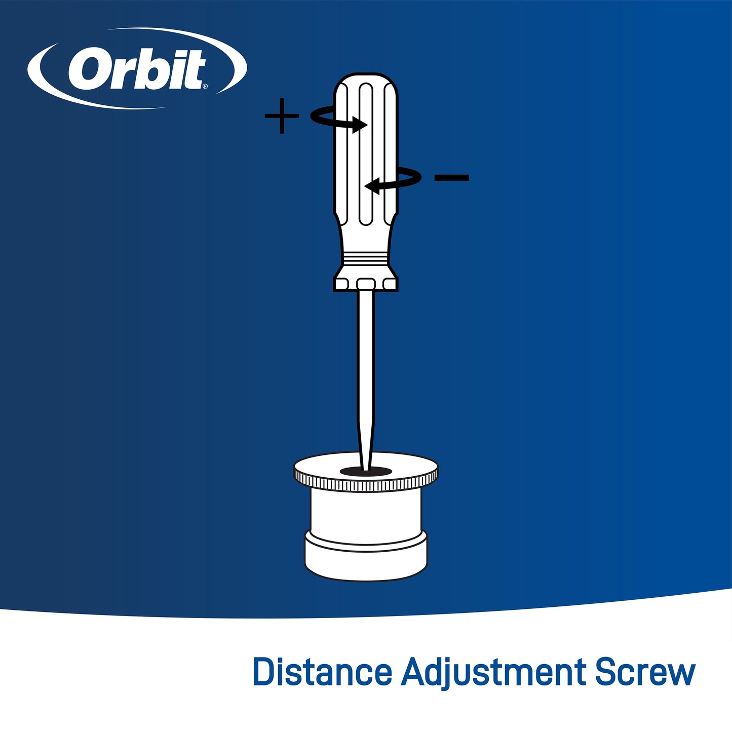 Shrub Head Center Strip Pattern Nozzle by Orbit Irrigation for Underground Sprinkler Heads on Tampa Home & Garden Store
