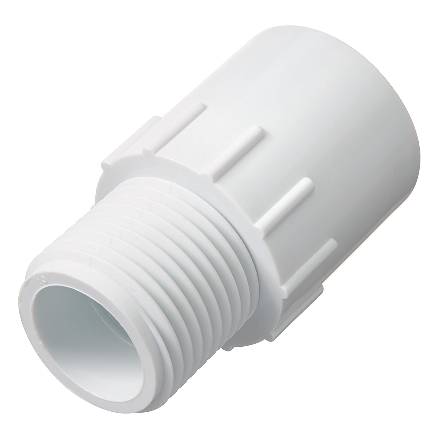 3/4 in Slip x MHT PVC Fitting white plastic adapter for underground irrigation Orbit Irrigation on Tampa Home & Garden Store