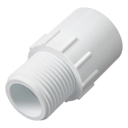 3/4 in Slip x MHT PVC Fitting white plastic adapter for underground irrigation Orbit Irrigation on Tampa Home & Garden Store