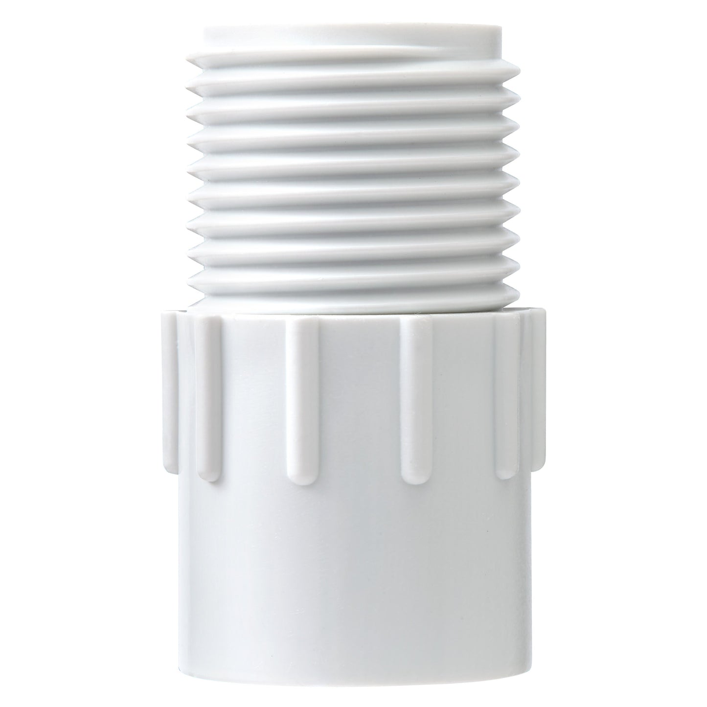 1/2 in slip x 3/4 in MHT PVC fitting white ridged body Orbit Irrigation on Tampa Home & Garden Store