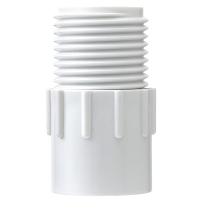 1/2 in slip x 3/4 in MHT PVC fitting white ridged body Orbit Irrigation on Tampa Home & Garden Store