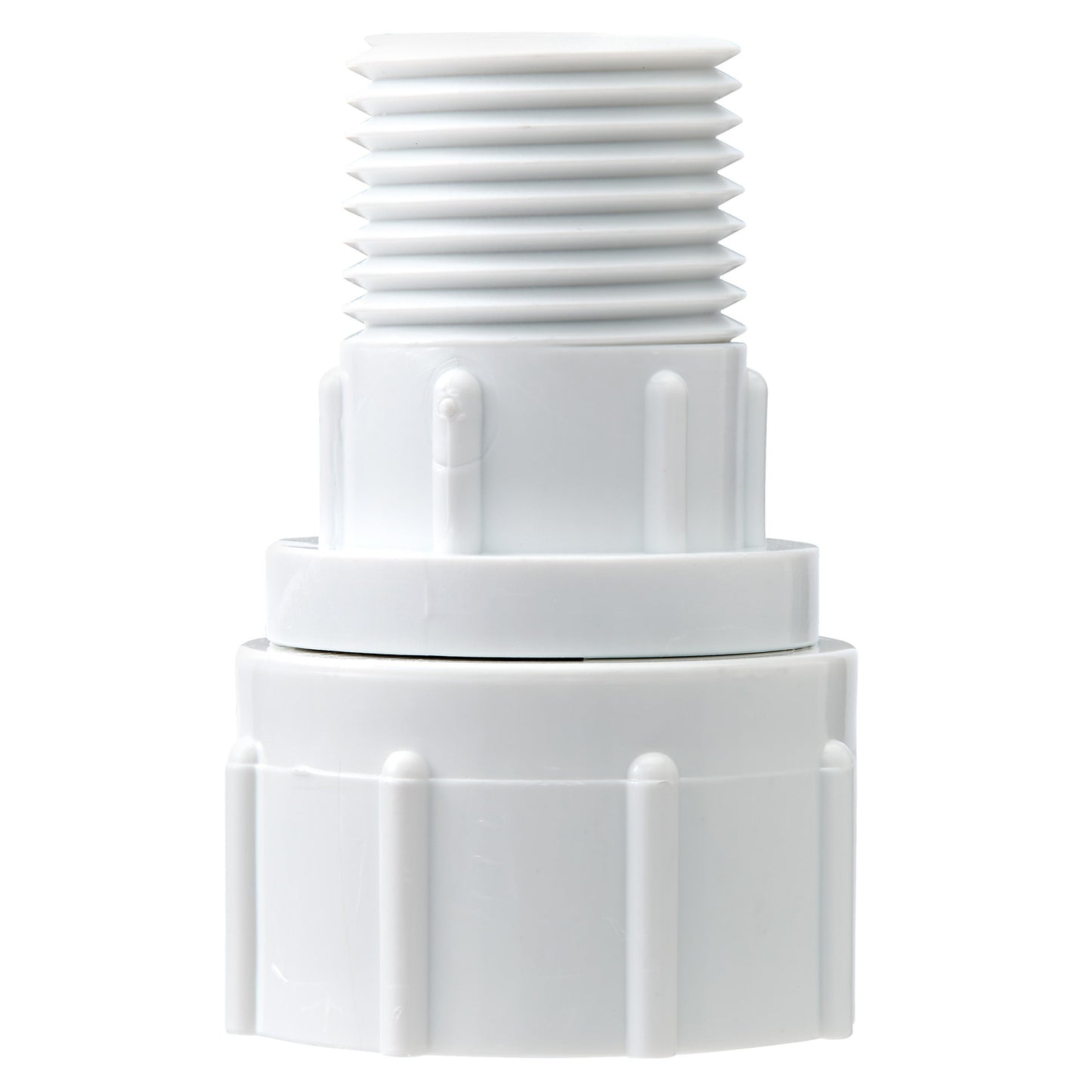 Orbit Irrigation 1/2 in MPT x 3/4 in FHT PVC swivel connector, white plastic irrigation on Tampa Home & Garden Store