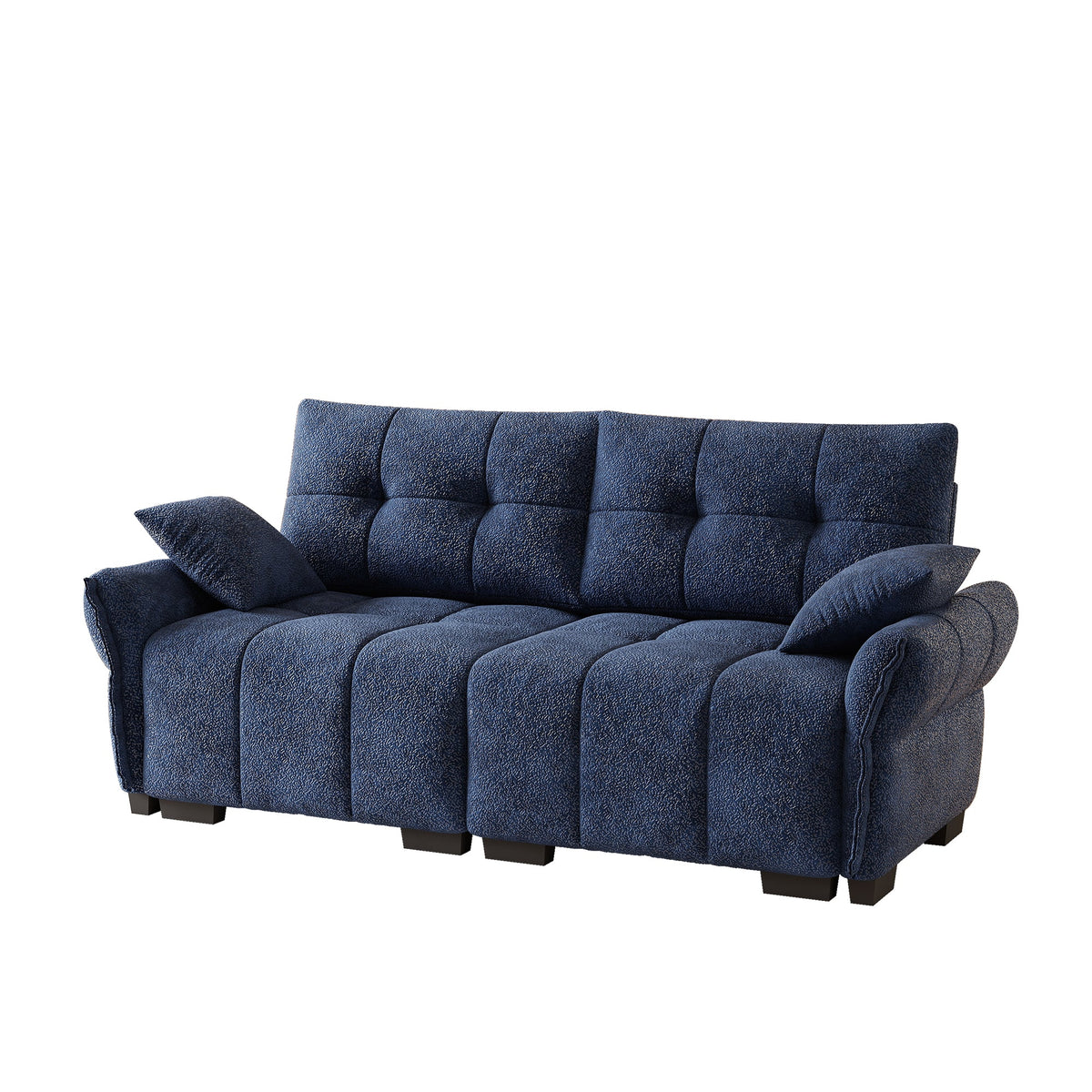 Premium Two Seater Sofa and Chenille Fabric Detail