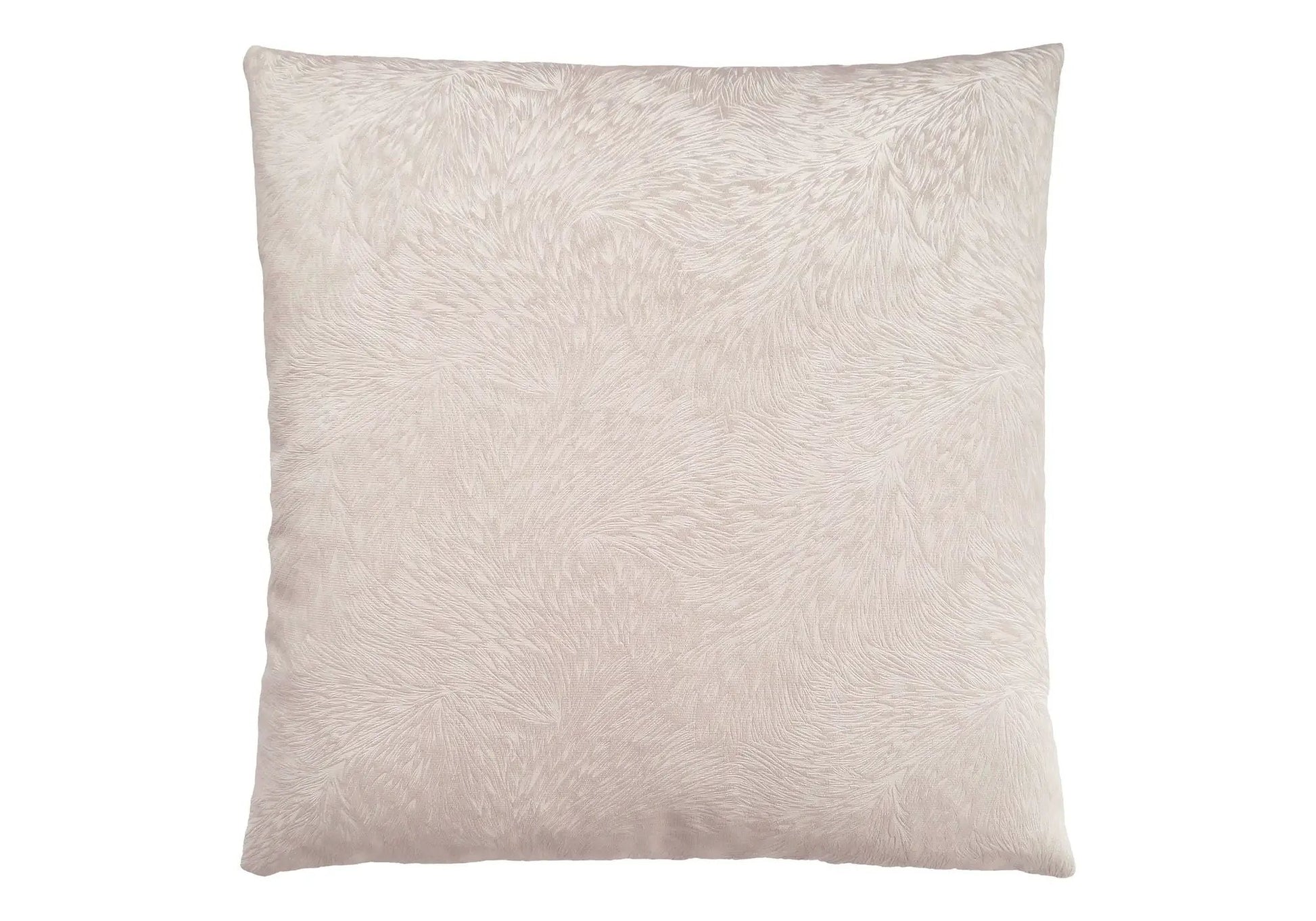 Throw pillow beige textured fabric insert included hypoallergenic by Unique Piece Furniture on Tampa Home & Garden Store