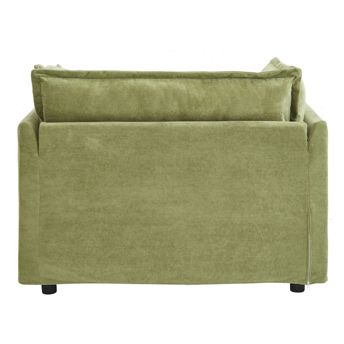 Modern Fabric Armchair with a Movable Ottoman
