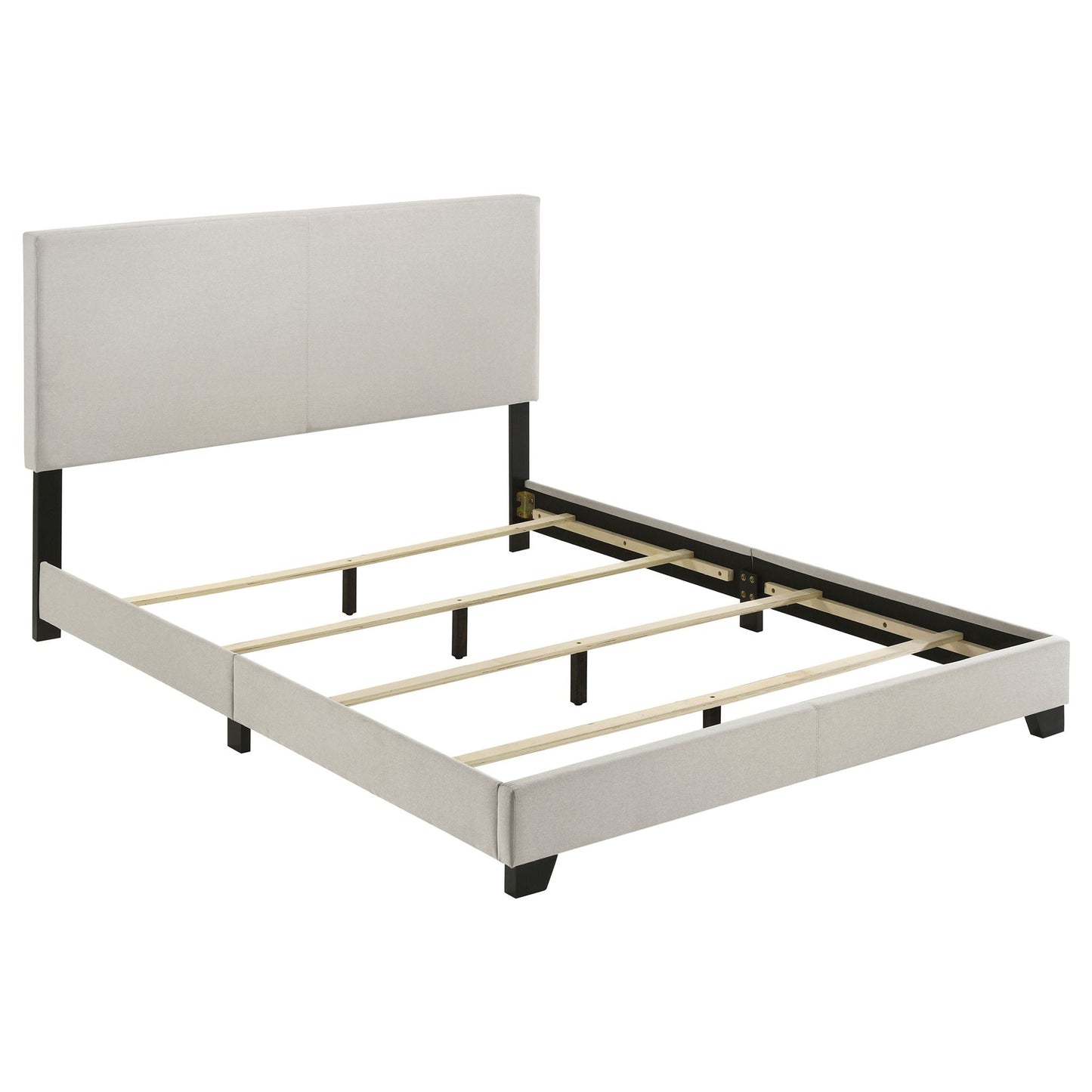 Modern Efram Fabric Upholstered Bed and Frame