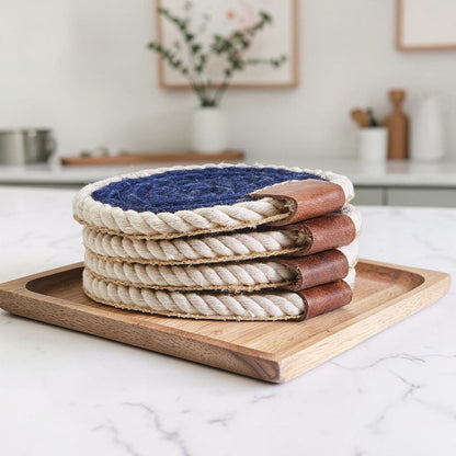 Nautical Rope Braided Coaster