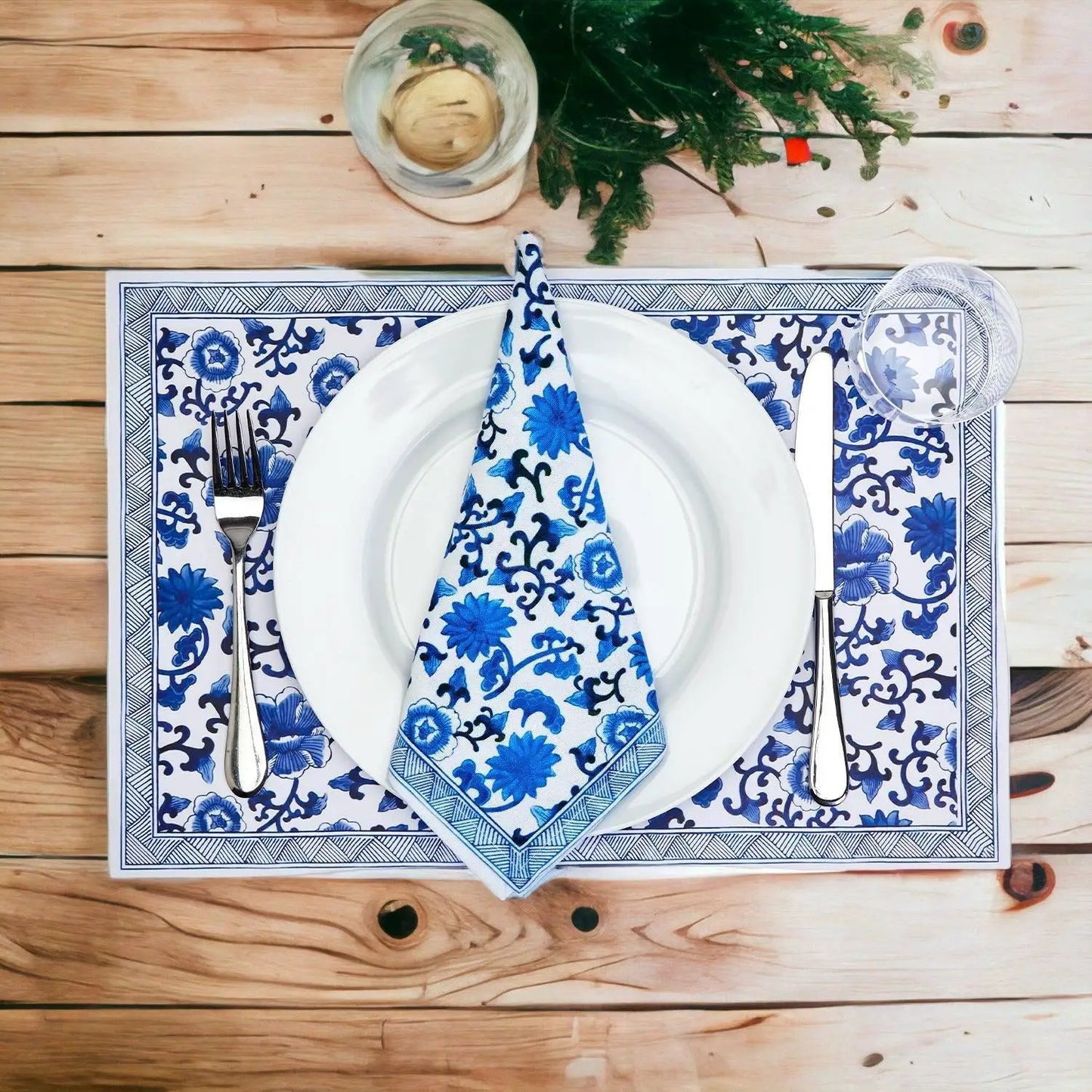 Chinoiserie Placemats for Elegant Dinner Parties