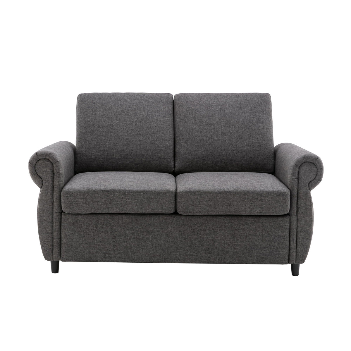 Pull Out Sofa Bed With Twin Memory Foam Mattress