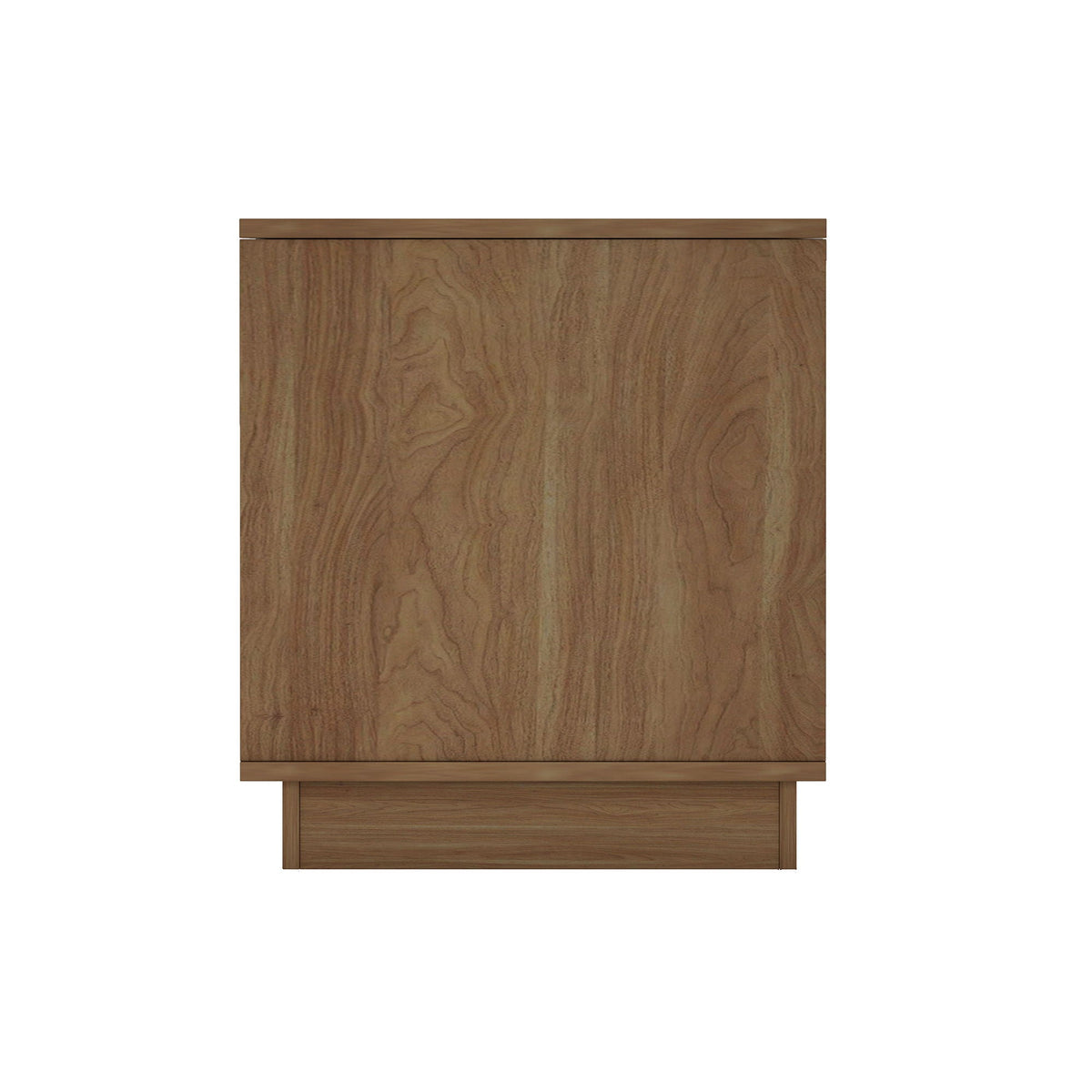 Modern Nightstand with Push to Open Drawers light brown woodgrain by HouseOfZazla on Tampa Home & Garden Store