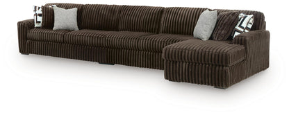 Midnight Madness Sectional and Jumbo Corduroy