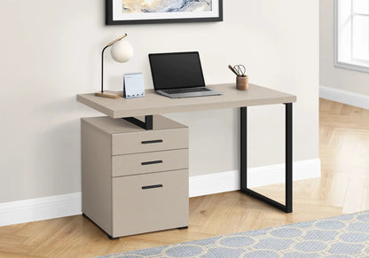 Left or Right Computer Desk with Ample Drawers