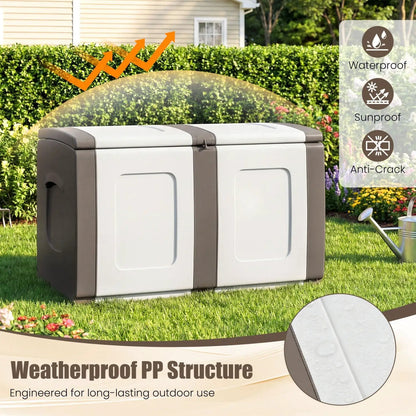 53 Gallon Patio Container With Lockable Lid