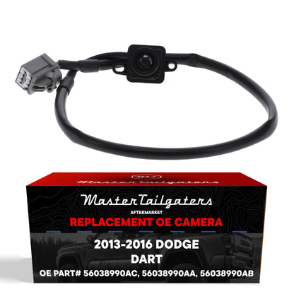 Dodge Dart OEM backup camera for 2013-2016 by Master Tailgaters with black housing on Tampa Home & Garden Store