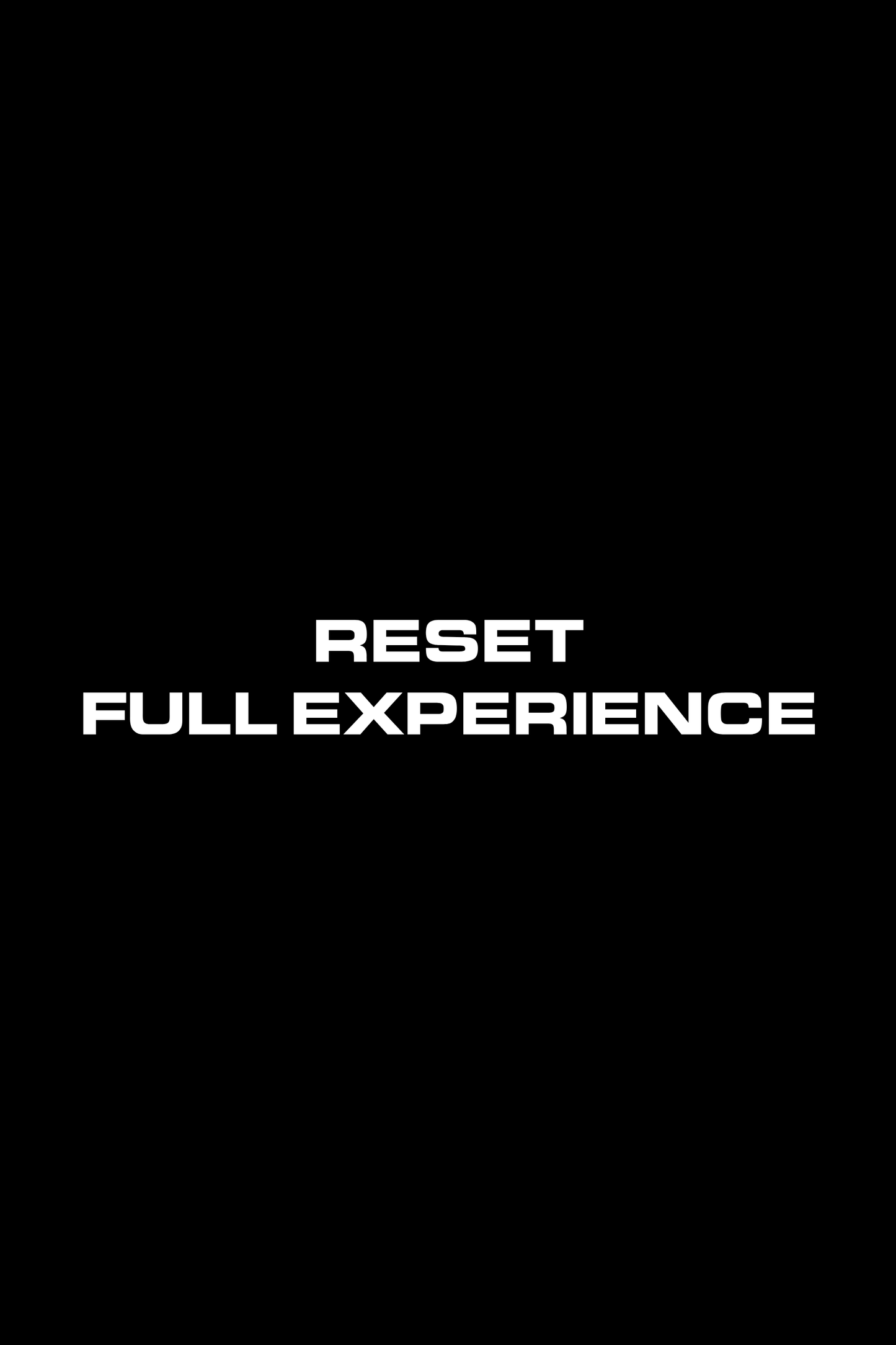 Blackline Car Care RESET interior cleaner & scent booster text graphic on black background on Tampa Home & Garden Store