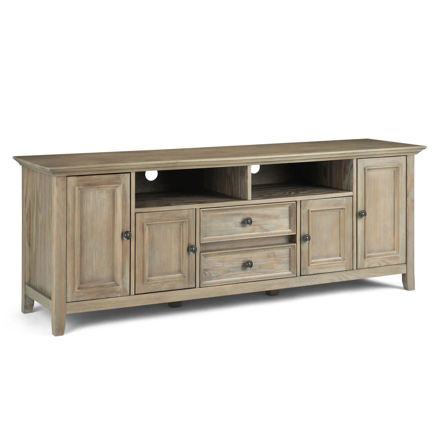 Amherst Wide TV Media Stand with Solid Wood