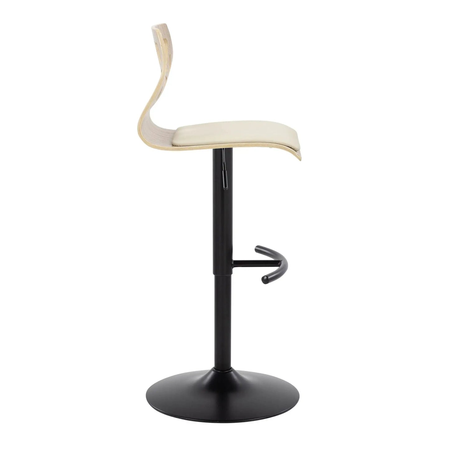 Folia Adjustable Barstool With Swivel Footrest