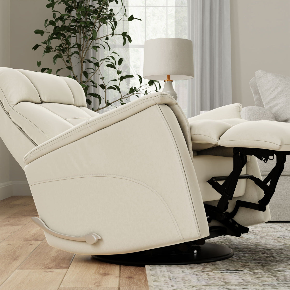 Bentley Swivel Glider Recliner with Footrest
