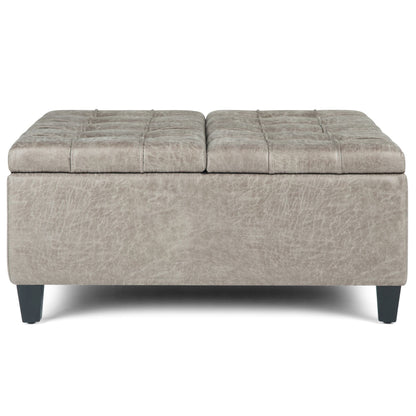 Harrison Upholstered Coffee Table Storage Ottoman
