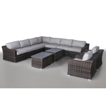 Durable Aluminum Wicker Sofa and Cushions