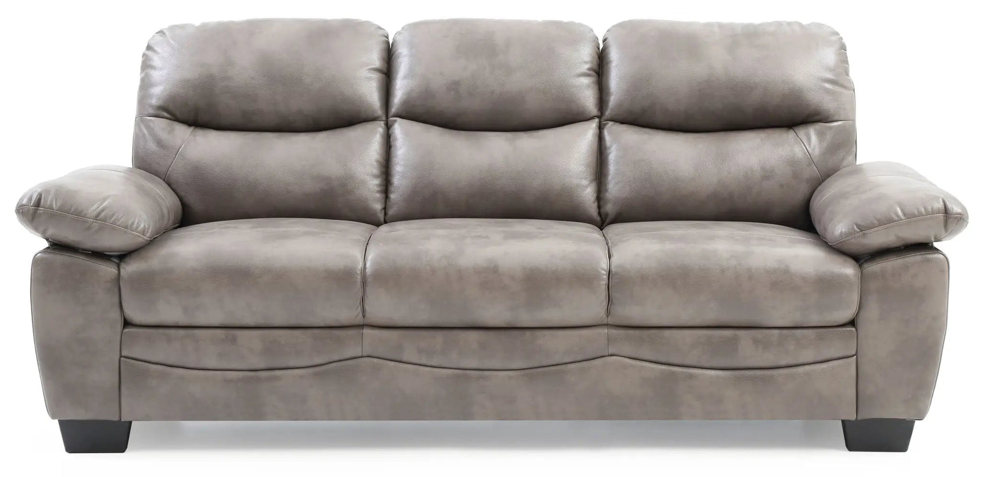 Marta sofa stationary taupe leather by Unique Piece Furniture on Tampa Home & Garden Store
