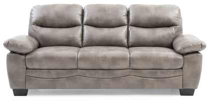 Marta sofa stationary taupe leather by Unique Piece Furniture on Tampa Home & Garden Store