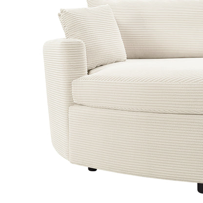 Oversized Double Chaise Sofa With USB Ports