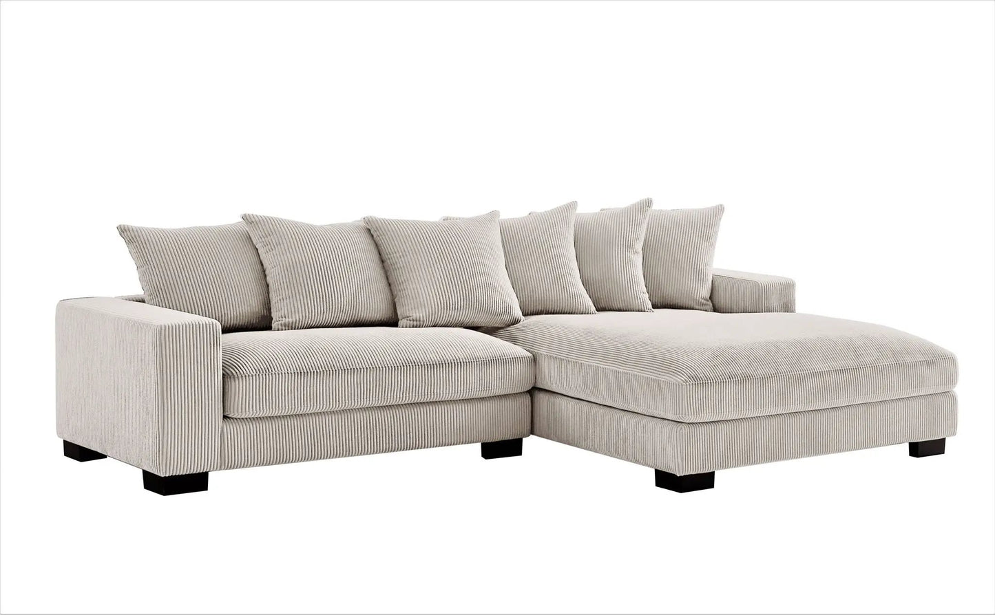Luxe Oversized 2 Piece Sectional Sofa for Living