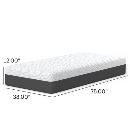 Pur Chill 12-inch Soft Hybrid Mattress with Phase Change Cooling Fabric by HouseOfZazla on Tampa Home & Garden Store
