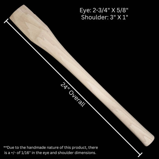 Double Bit Axe Handle 24 in, natural wood, Whiskey River Premium Select by Whiskey River Art and Trading on Tampa Home & Garden Store