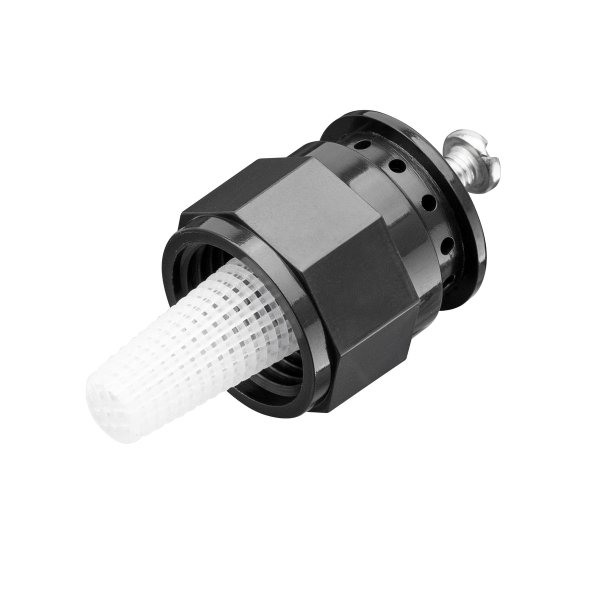 Multi-Stream Bubbler Full Pattern sprinkler head 54150 Orbit black body with white hose on Tampa Home & Garden Store