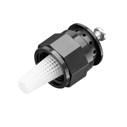 Multi-Stream Bubbler Full Pattern sprinkler head 54150 Orbit black body with white hose on Tampa Home & Garden Store