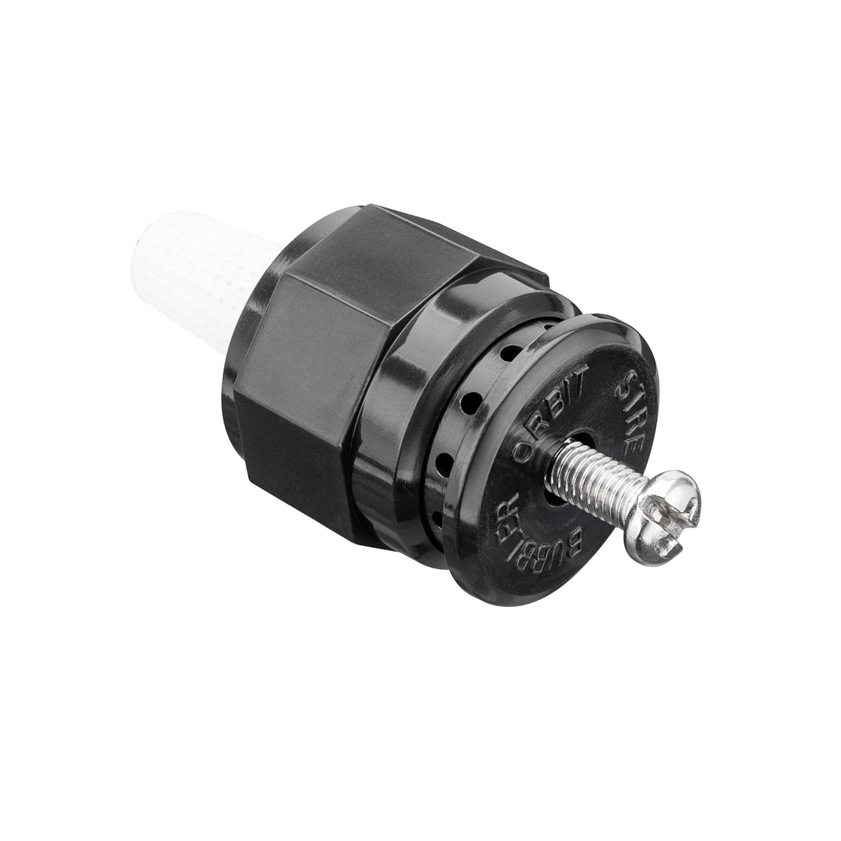 Multi-Stream Bubbler Full Pattern sprinkler head by Orbit Irrigation black plastic body on Tampa Home & Garden Store