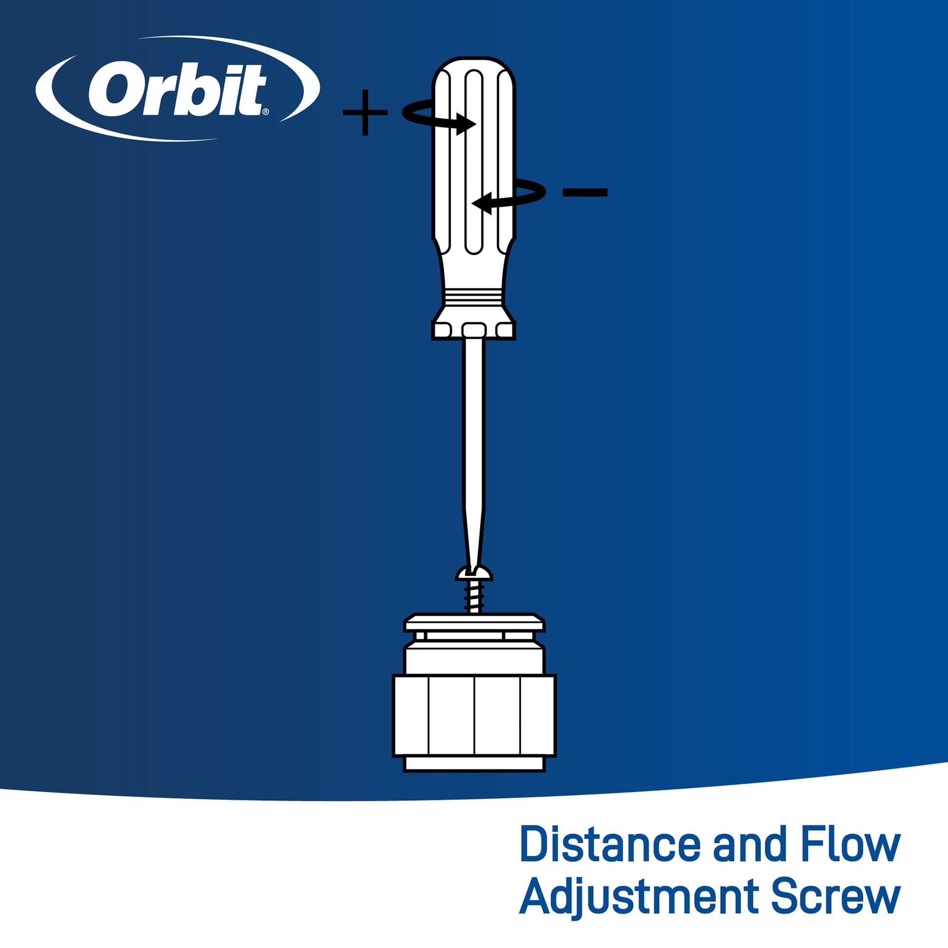 Multi-Stream Bubbler Half Pattern 54151 underground sprinkler head Orbit Irrigation logo on Tampa Home & Garden Store