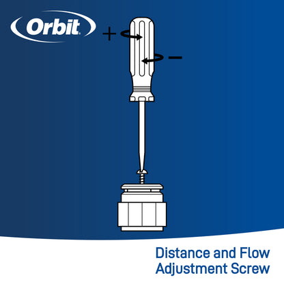 Multi-Stream Bubbler Half Pattern 54151 underground sprinkler head Orbit Irrigation logo on Tampa Home & Garden Store