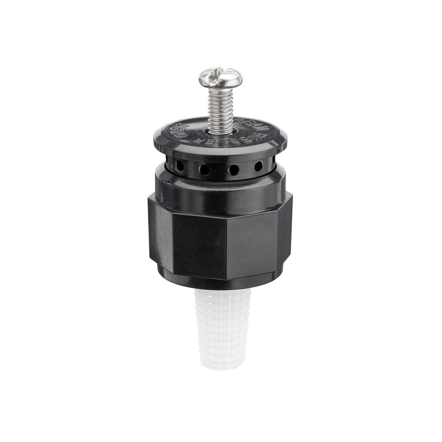 Multi-Stream Bubbler Half Pattern sprinkler head Orbit screw-top cap black body 1 unit on Tampa Home & Garden Store