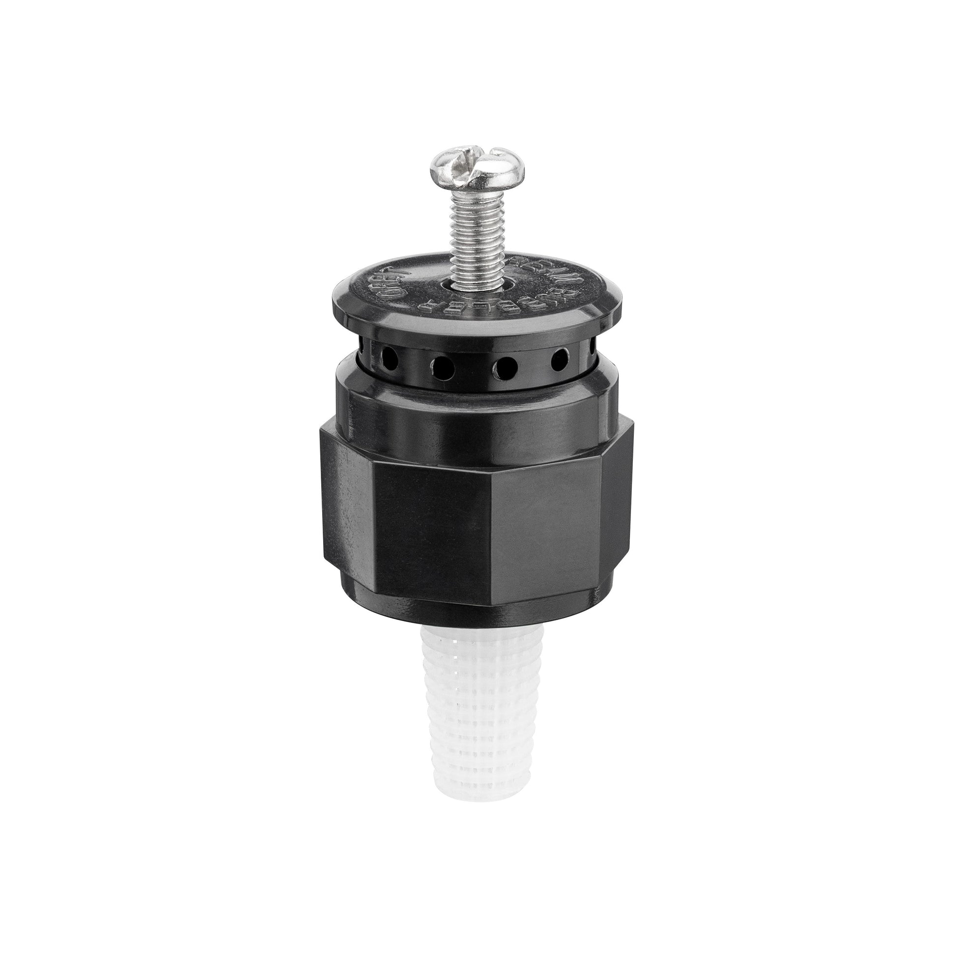 Multi-Stream Bubbler Half Pattern sprinkler head Orbit screw-top cap black body 1 unit on Tampa Home & Garden Store