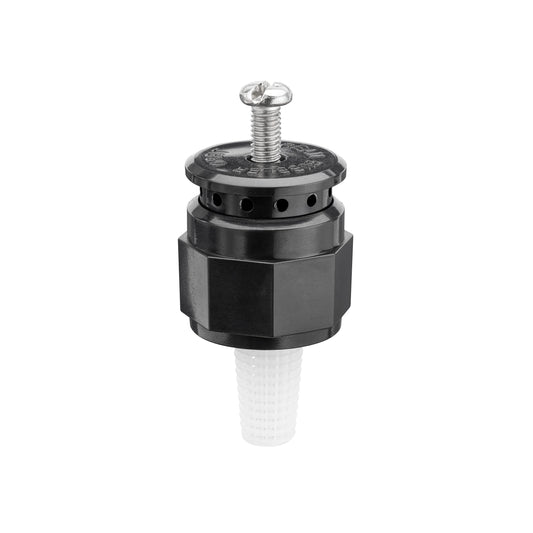 Multi-Stream Bubbler Half Pattern sprinkler head Orbit screw-top cap black body 1 unit on Tampa Home & Garden Store