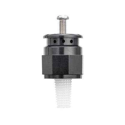 Multi-Stream Bubbler Strip Sprinkler Head Orbit Irrigation, black body with white hose on Tampa Home & Garden Store