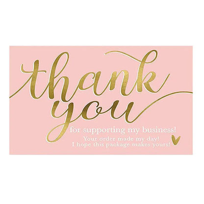 English Holiday Thank You Card for Do It Yourself