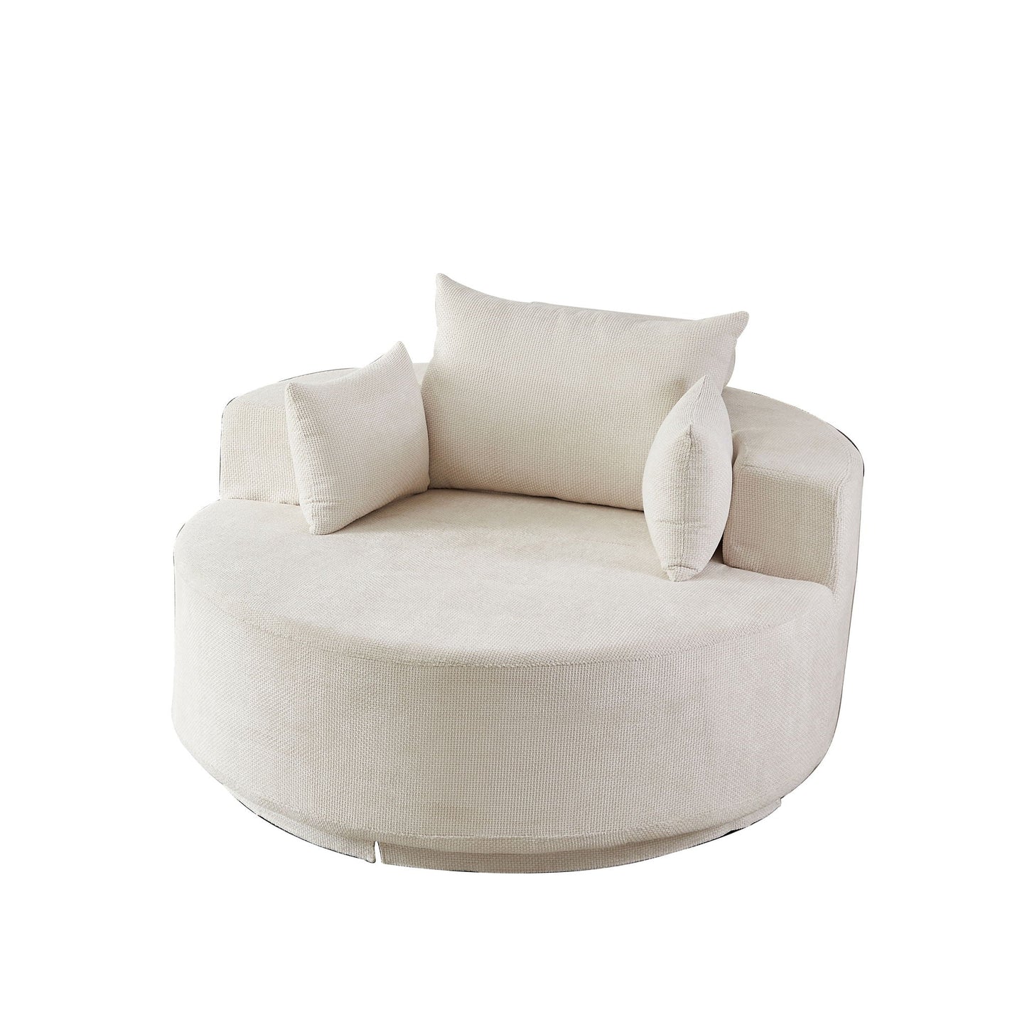 Modern Single Sofa and Swivel Sleeper Chair