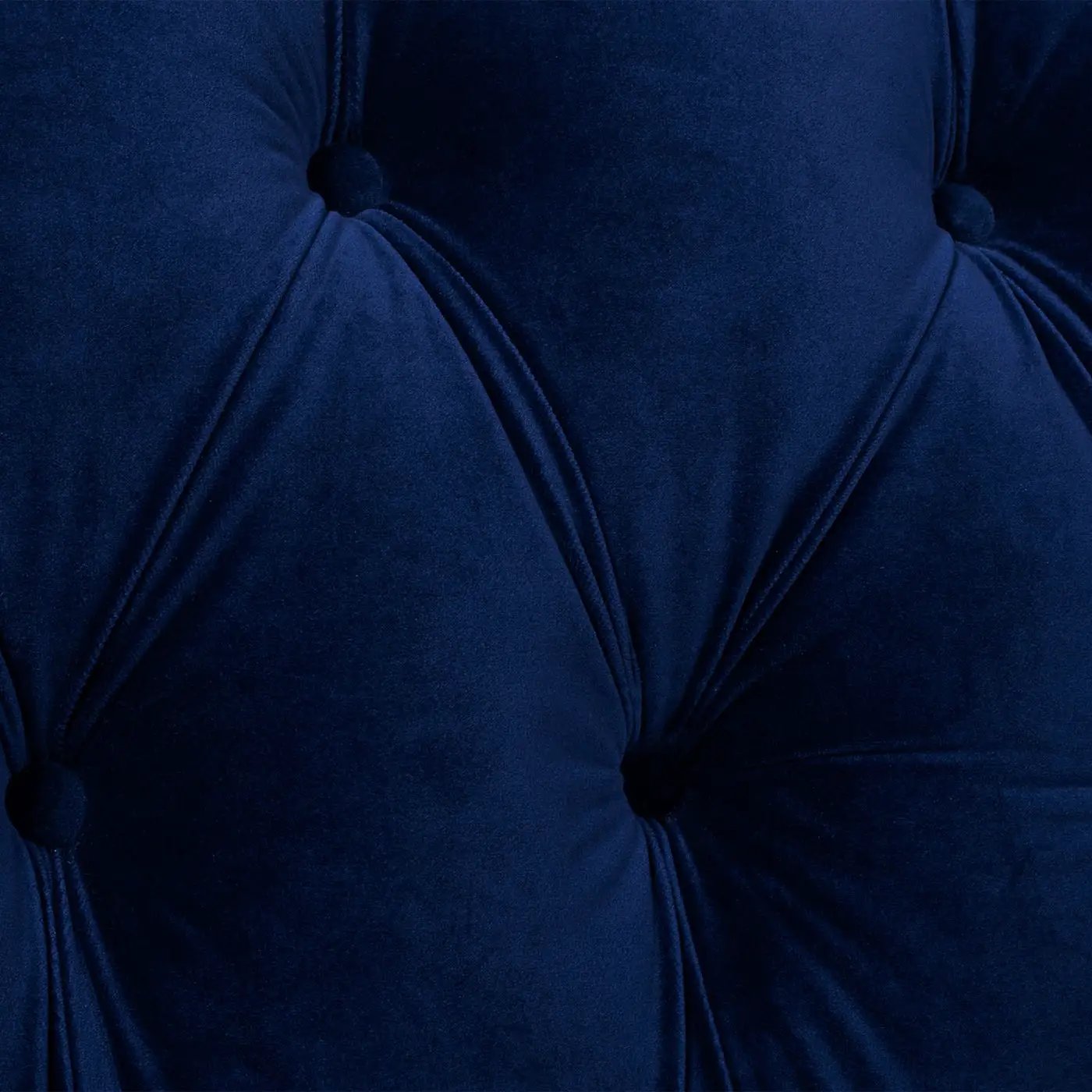 La Rosa Victorian Chesterfield tufted sofa navy velvet upholstery on Tampa Home & Garden Store