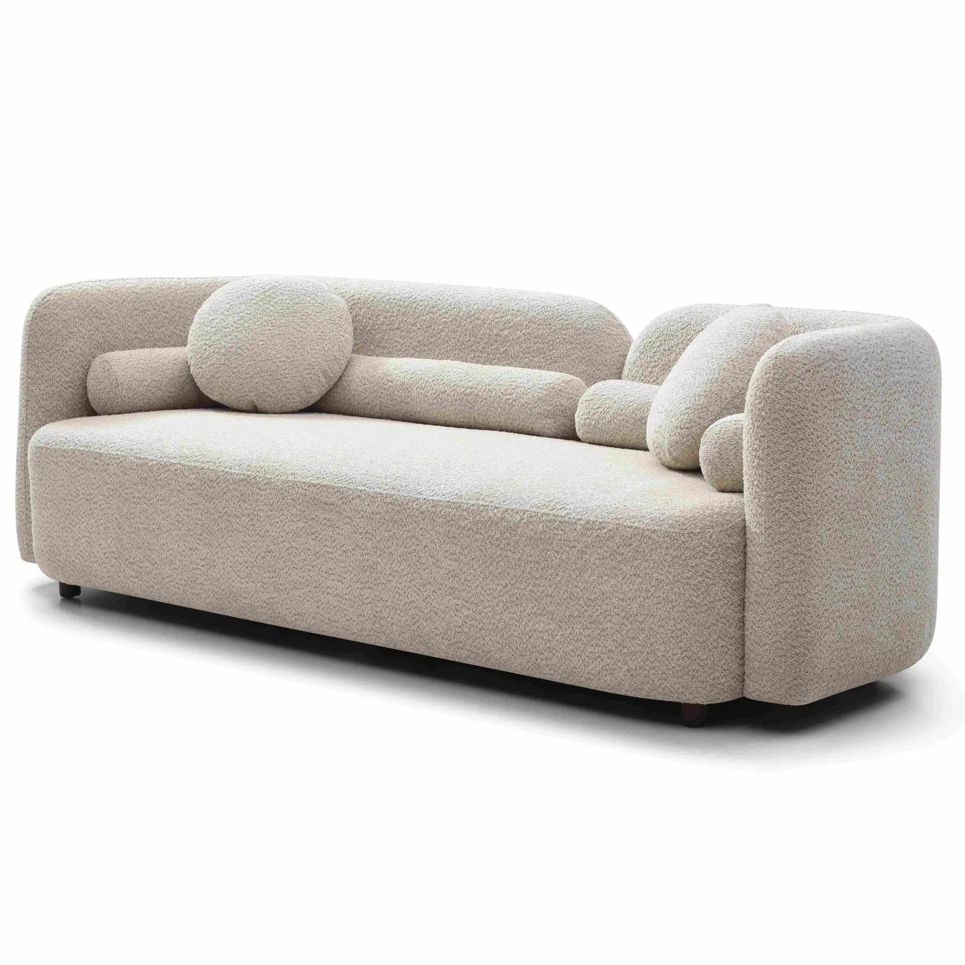 Luxury Modern Couch, 3-Seater sofa in beige textured fabric by Unique Piece Furniture on Tampa Home & Garden Store