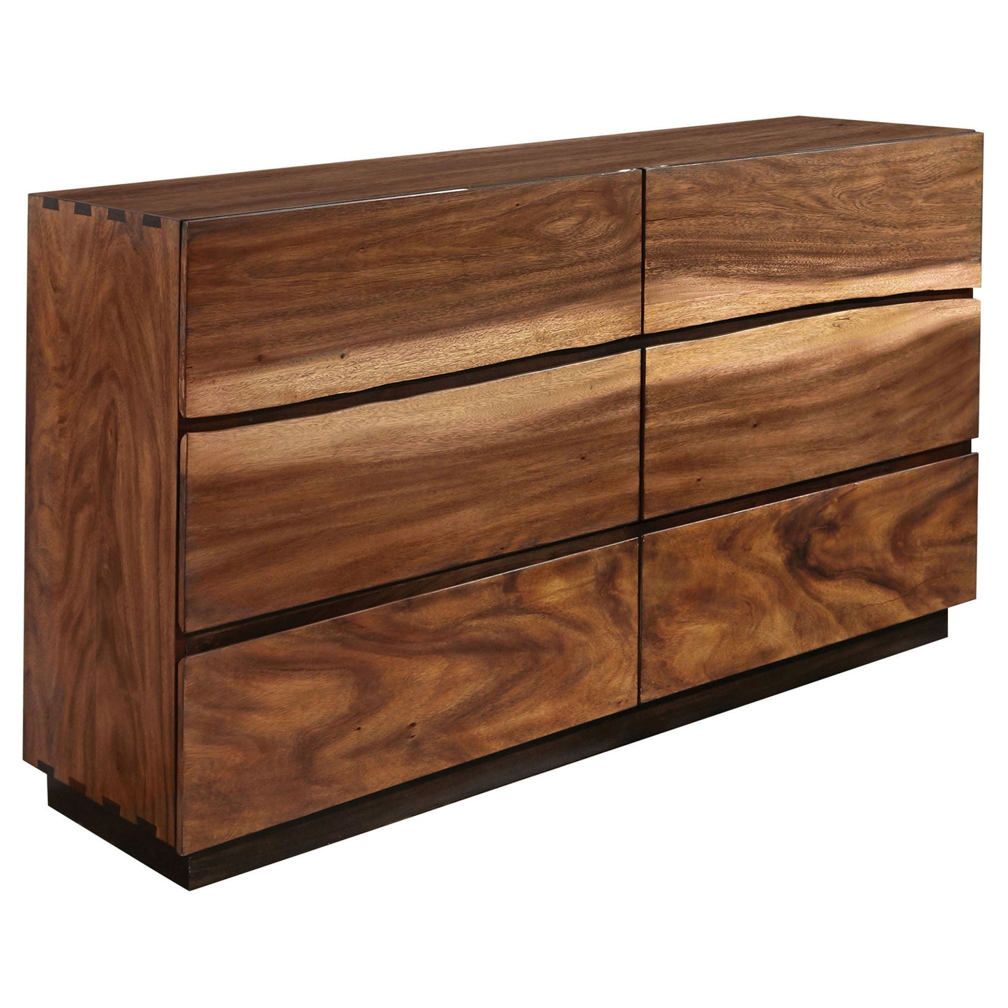 Beverly Walnut Storage Platform Bedroom Set