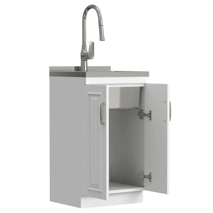 Darwin Laundry Cabinet with pull-out faucet and stainless sink Unique Piece Furniture on Tampa Home & Garden Store