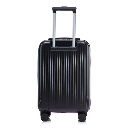 Luggage set HouseOfZazla black ABS spinner luggage with telescoping handle and wheels on Tampa Home & Garden Store